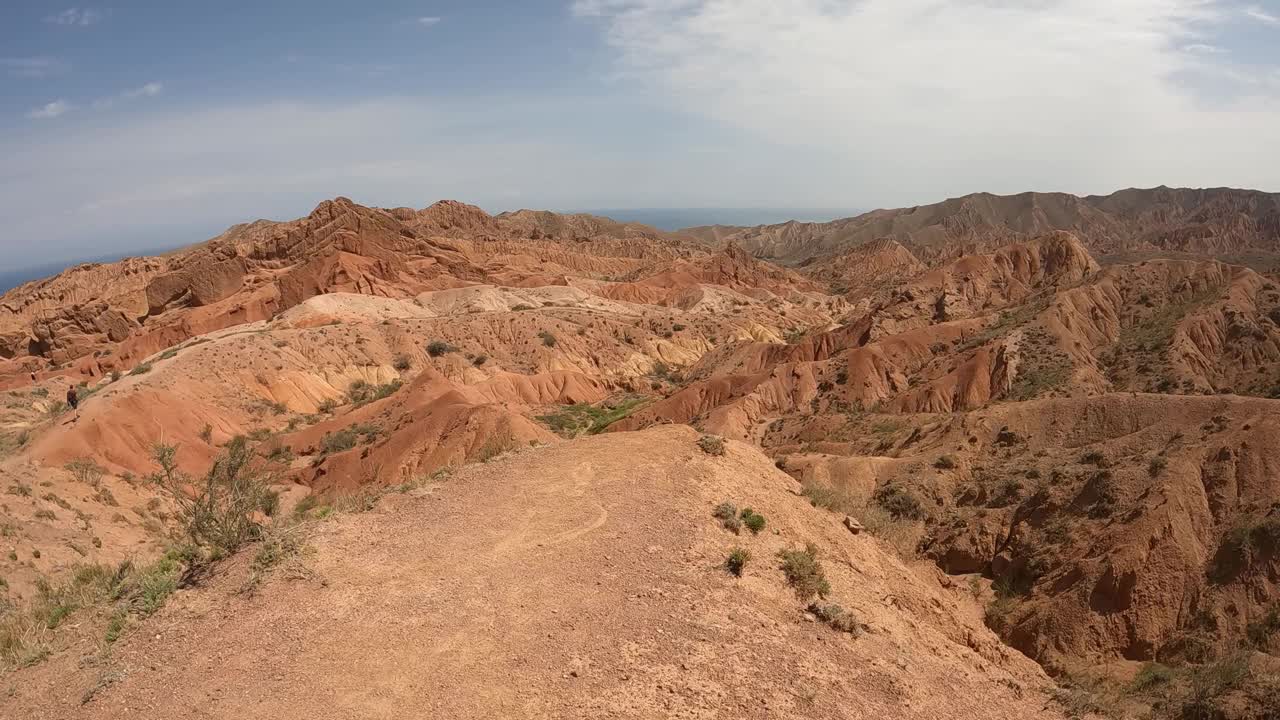 在斯卡兹卡峡谷远足视频素材