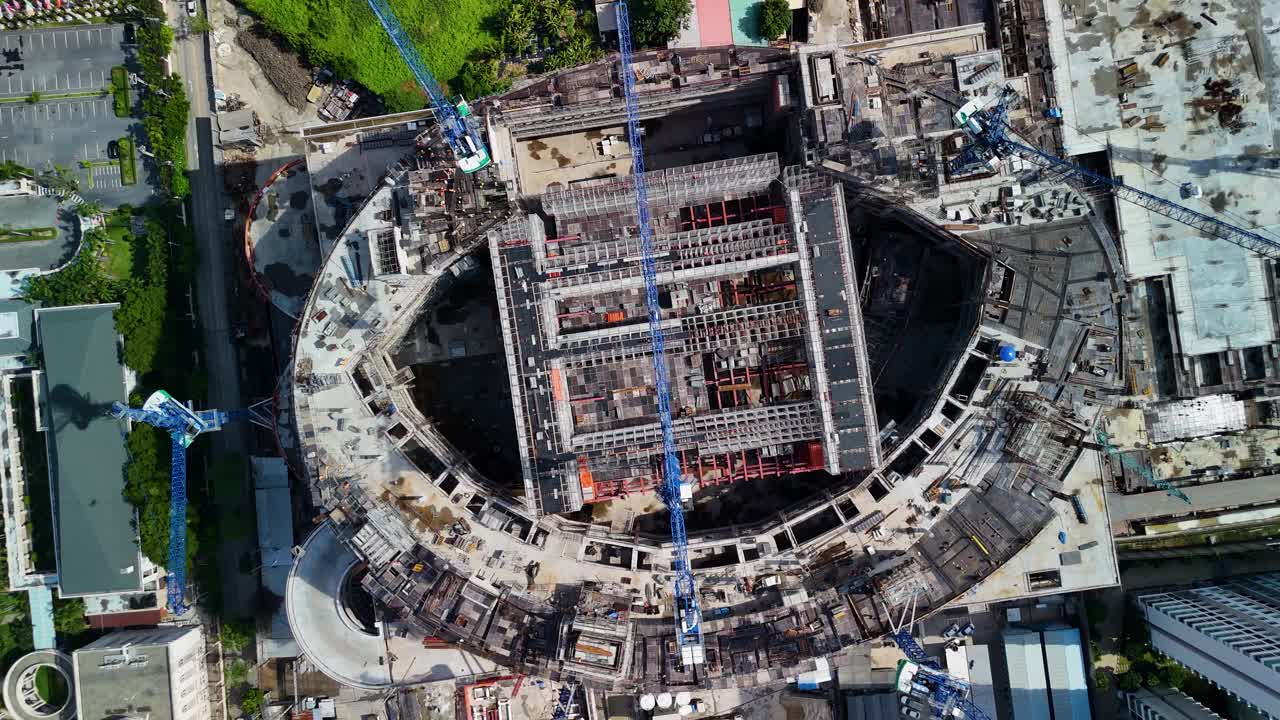 鸟瞰建筑建筑视频下载