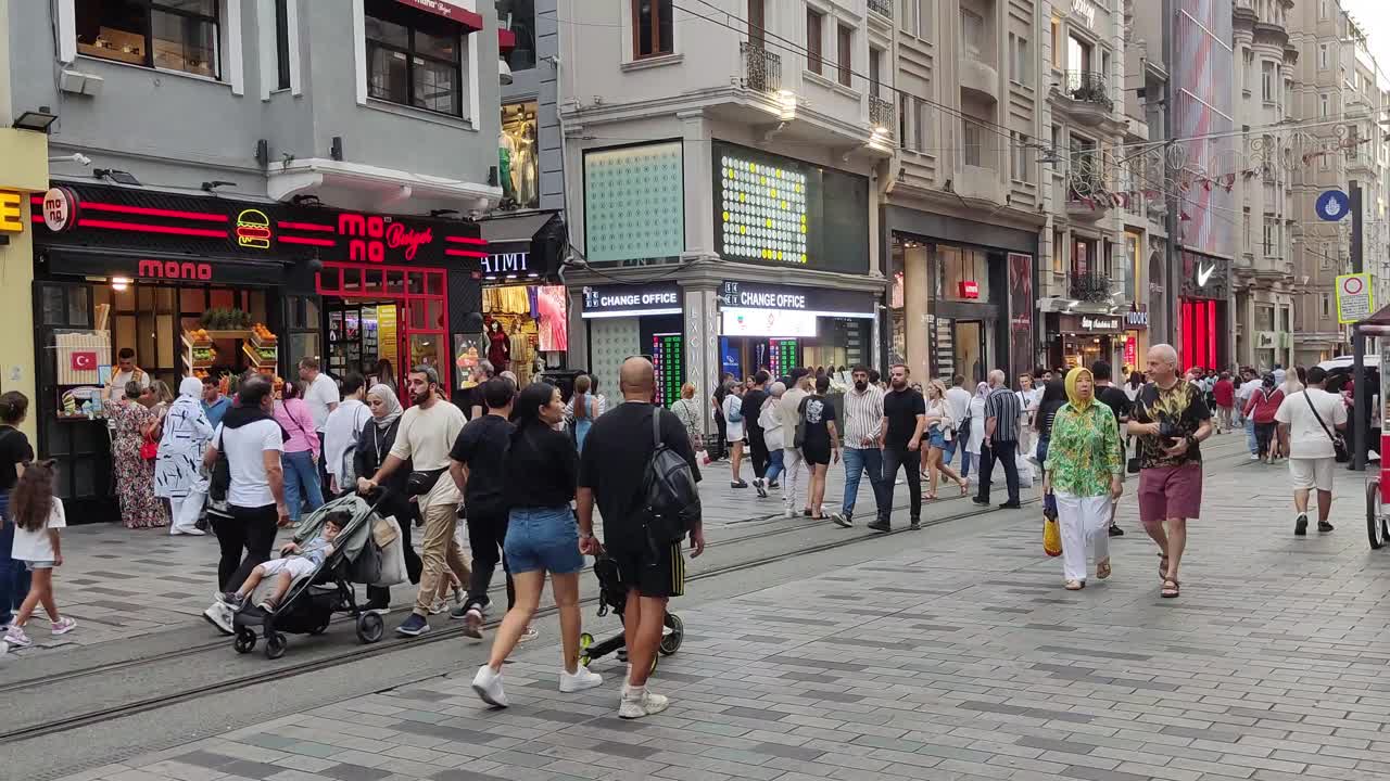 İstiklal大道视频素材