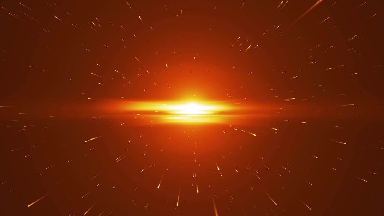 外太空爆炸。大爆炸。超新星。宇宙的诞生。星群爆发。穿越星空。4 k动画。视频下载