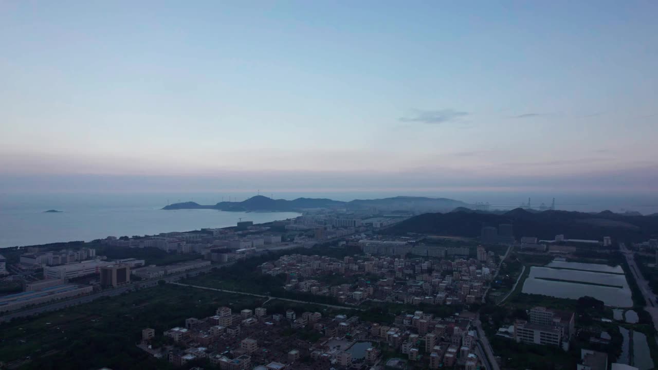 工业地区航空摄影视频素材