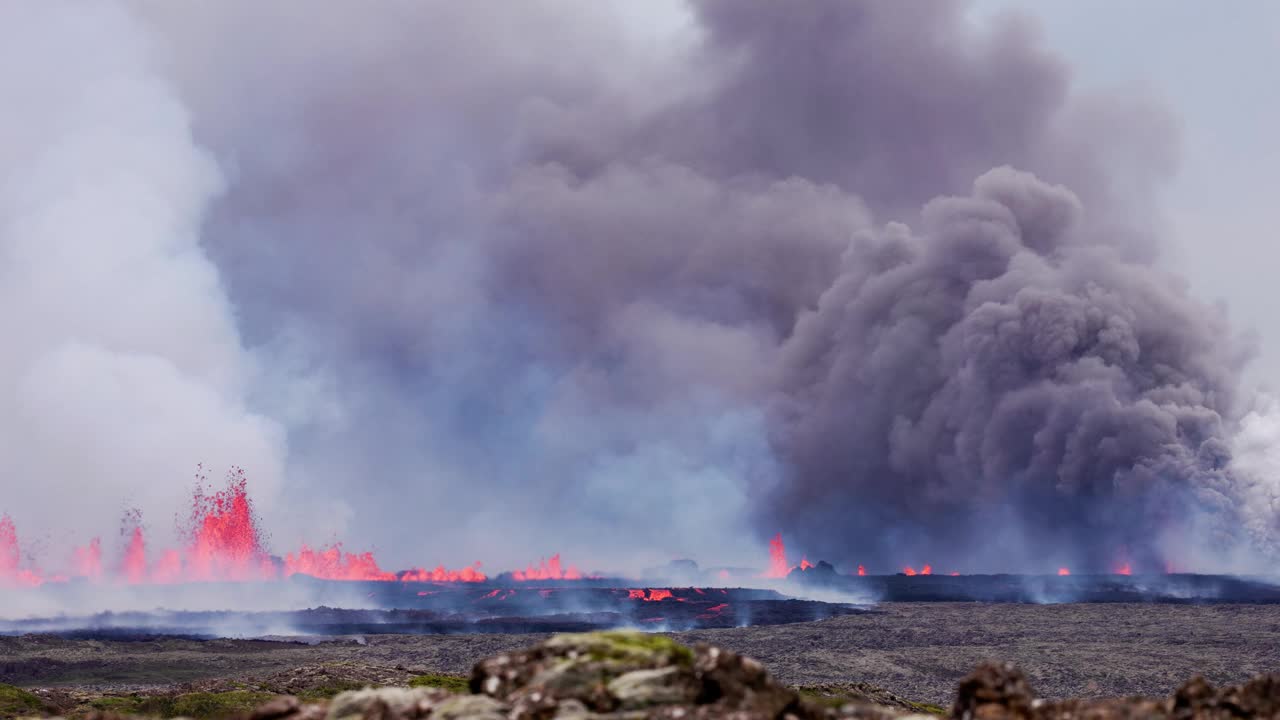 火山视频素材