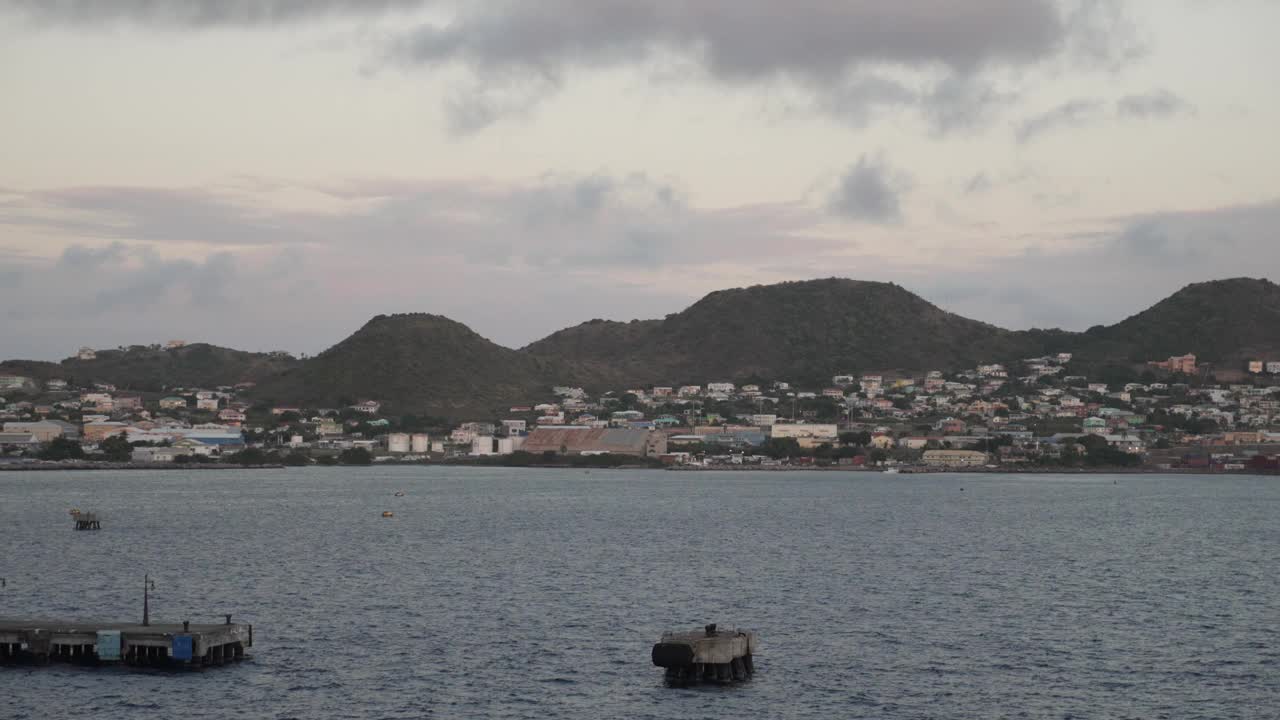 西印度群岛西蒙马提尼克角的海湾视频下载