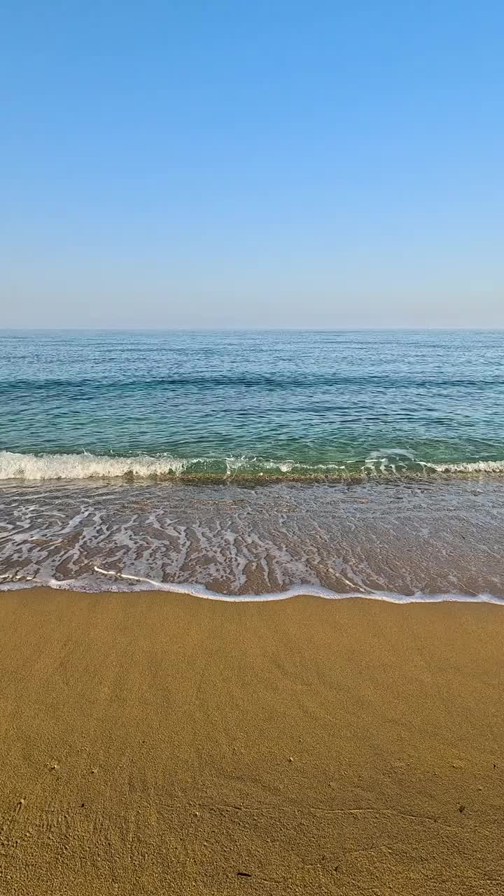 田园诗般的海景。视频下载