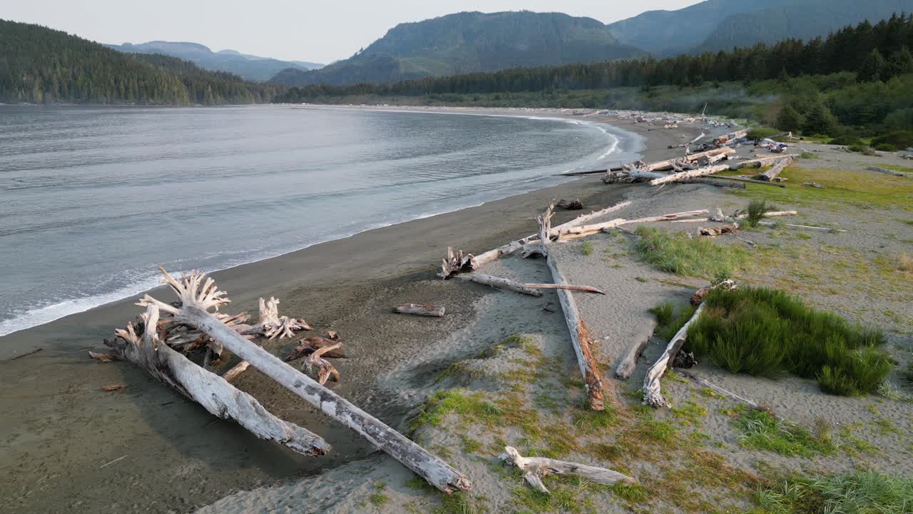 温哥华岛海岸景观视频下载