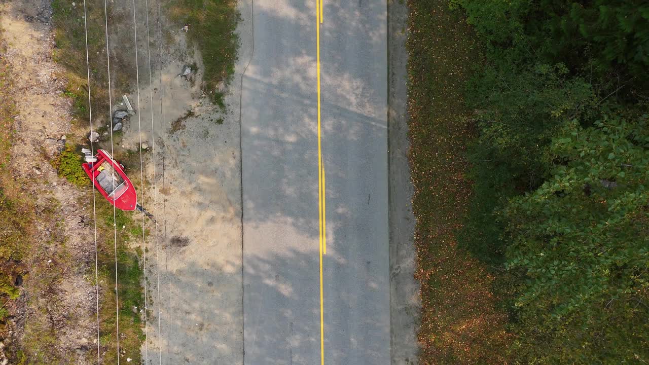 不列颠哥伦比亚省奇利瓦克的奇利瓦克湖路视频素材