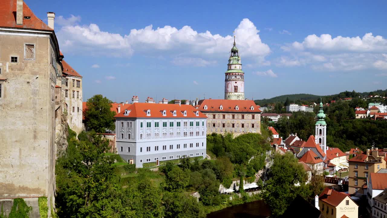 Cesky Krumlov (Böhmisch Krumau)在南波西米亚视频下载