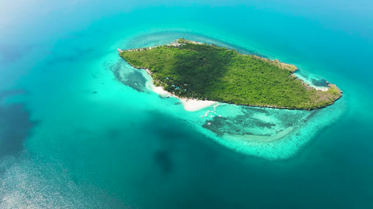 热带岛屿海景。视频下载