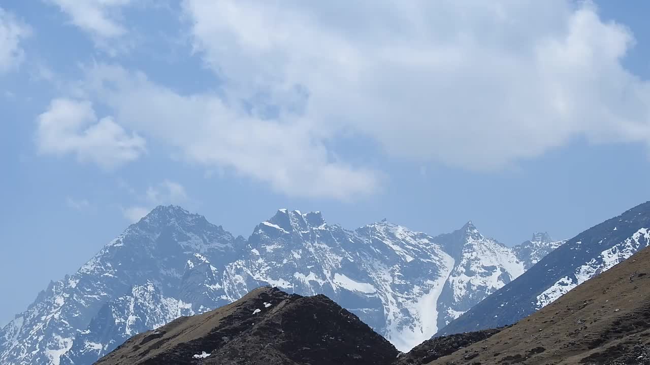 喜马拉雅山脉视频素材