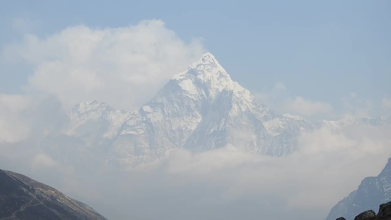 喜马拉雅山脉视频素材