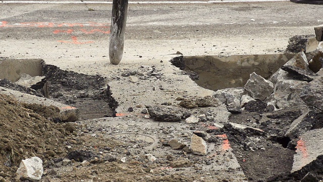 道路建设视频素材