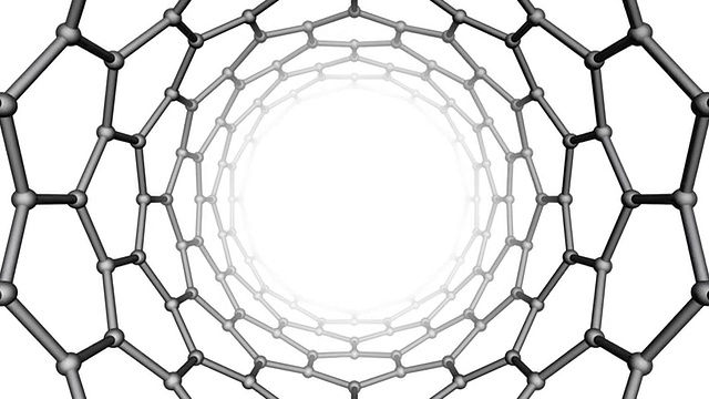 纳米管结构旋转视频素材