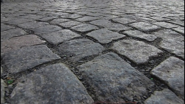 鹅卵石街道,背景视频素材