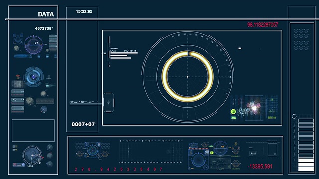 SCIFI hud控制面板视频下载