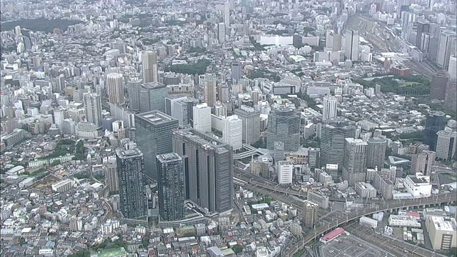 航空东京大崎站地区视频素材