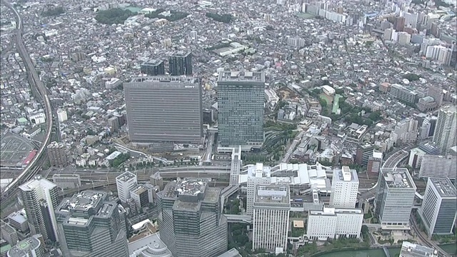 航空东京大崎站地区视频素材