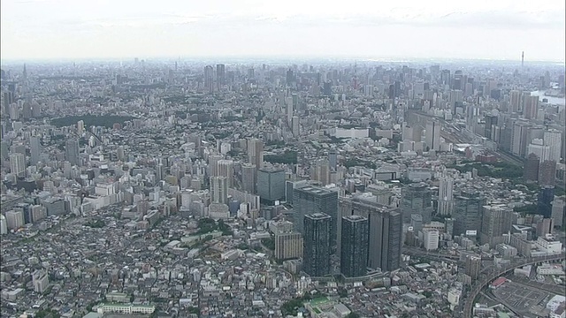 航空东京大崎站地区视频素材