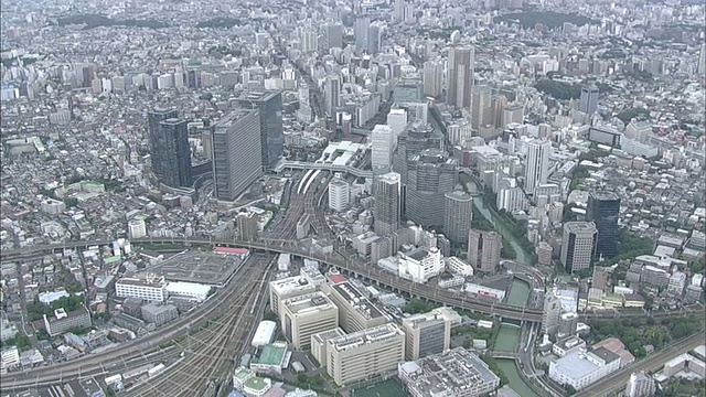 航空东京大崎站地区视频素材