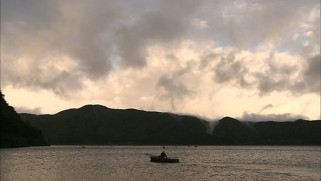 湖Motosu日本视频素材