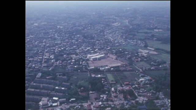 1969年，日本神奈川的住宅区视频素材