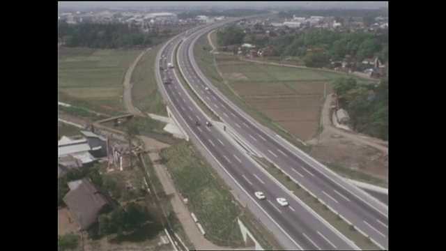 1969年东京高速公路视频素材