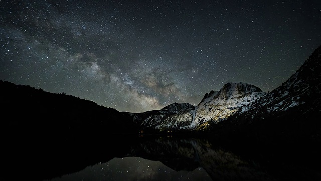 夜晚的星星时光流逝视频素材