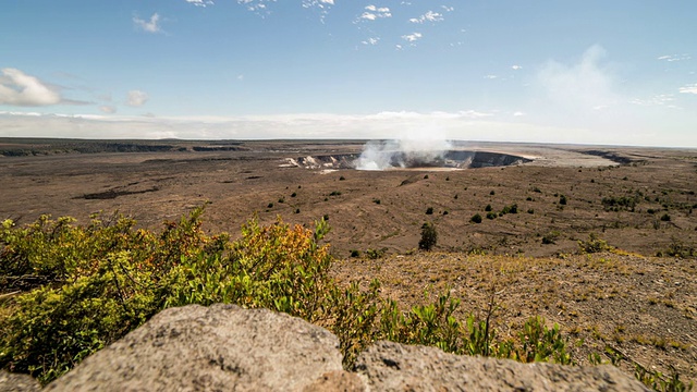 基拉韦厄火山口国家公园时间流逝视频素材