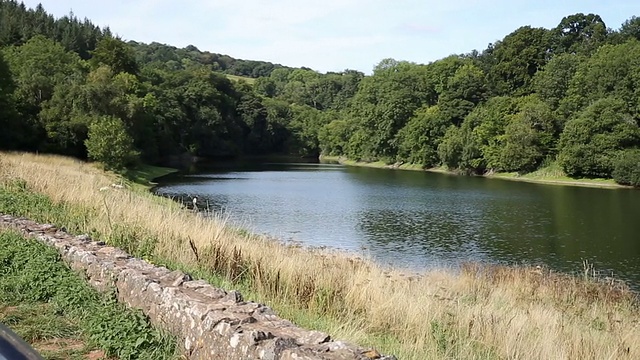 英国萨默塞特郡，Quantock Hills Hawkridge水库视频素材