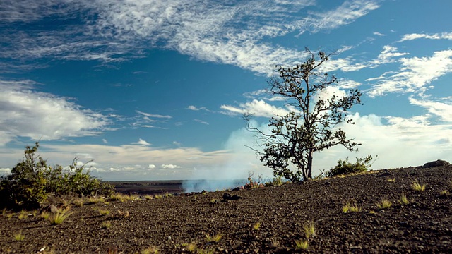 基拉韦厄火山口国家公园时间流逝视频素材