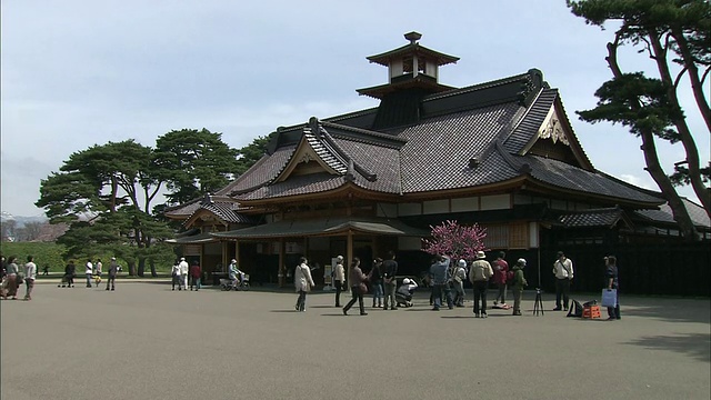 北海道Goryokaku公园视频素材