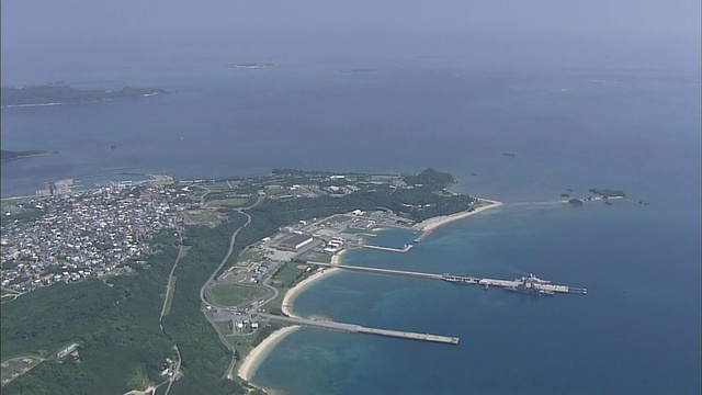 冲绳岛浮崎岛视频素材