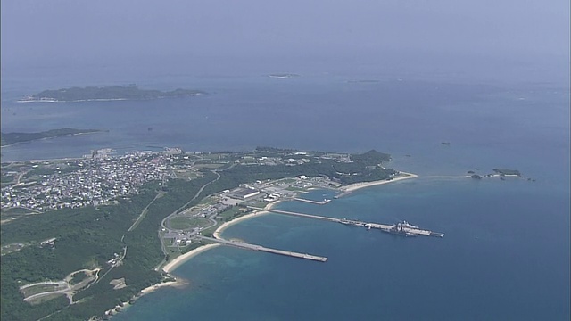 冲绳岛浮崎岛视频素材