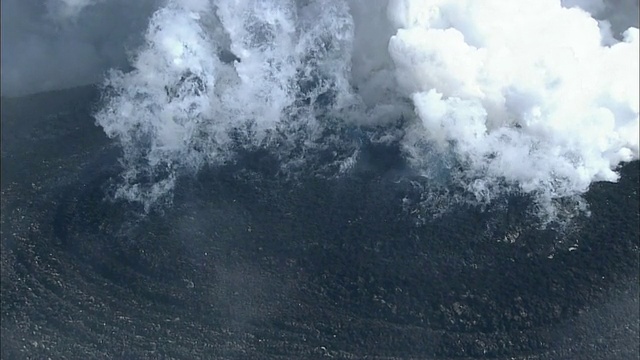 新茂达克活火山视频素材