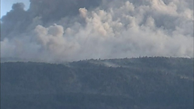 欣莫达克火山喷发时刻视频素材