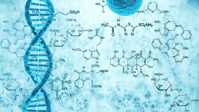 DNA分子循环视频视频素材