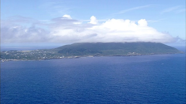 空中Hachijo-Island,日本视频素材