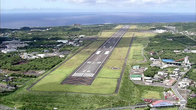 空中Hachijo-Island,日本视频素材