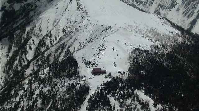 日本北部阿尔卑斯山脉视频素材