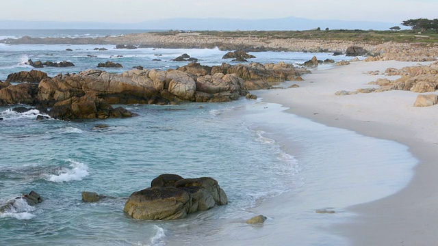 海岸线景观视频素材