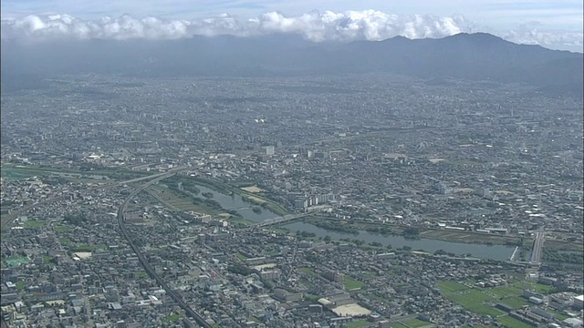 京都鸟瞰图视频素材