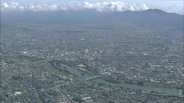 京都鸟瞰图视频素材