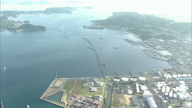 日本空中松山市视频素材