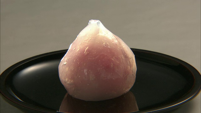 Wagashi，传统的日本糖果视频素材