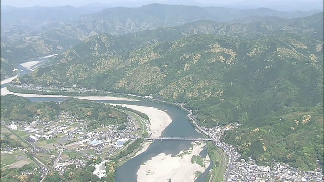 鲤鱼在河里游动视频素材