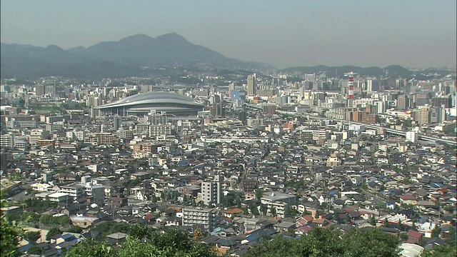 北九州市区景色视频素材