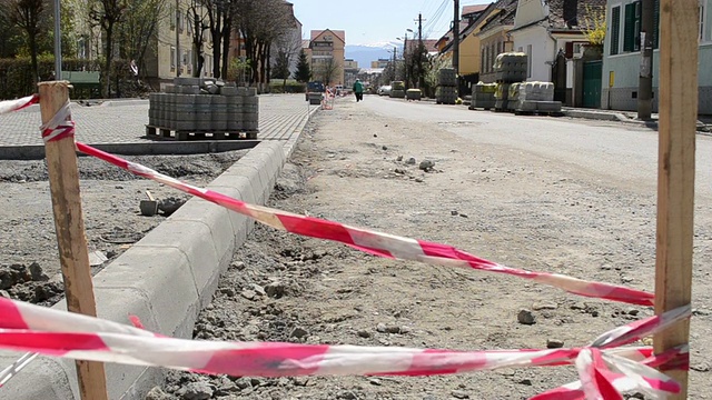 待填街道建筑地盘视频素材