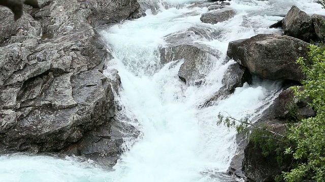 夏季山河瀑布视频素材