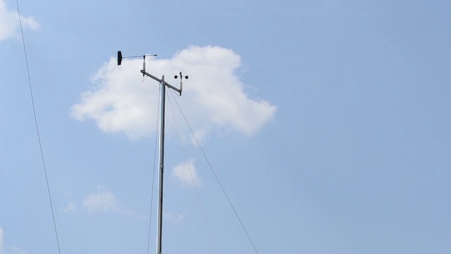 天气风向指示器视频素材