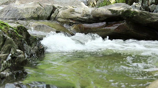 水流泡沫漩涡视频素材