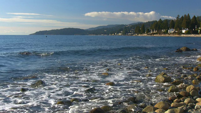 岩石海滩视频素材